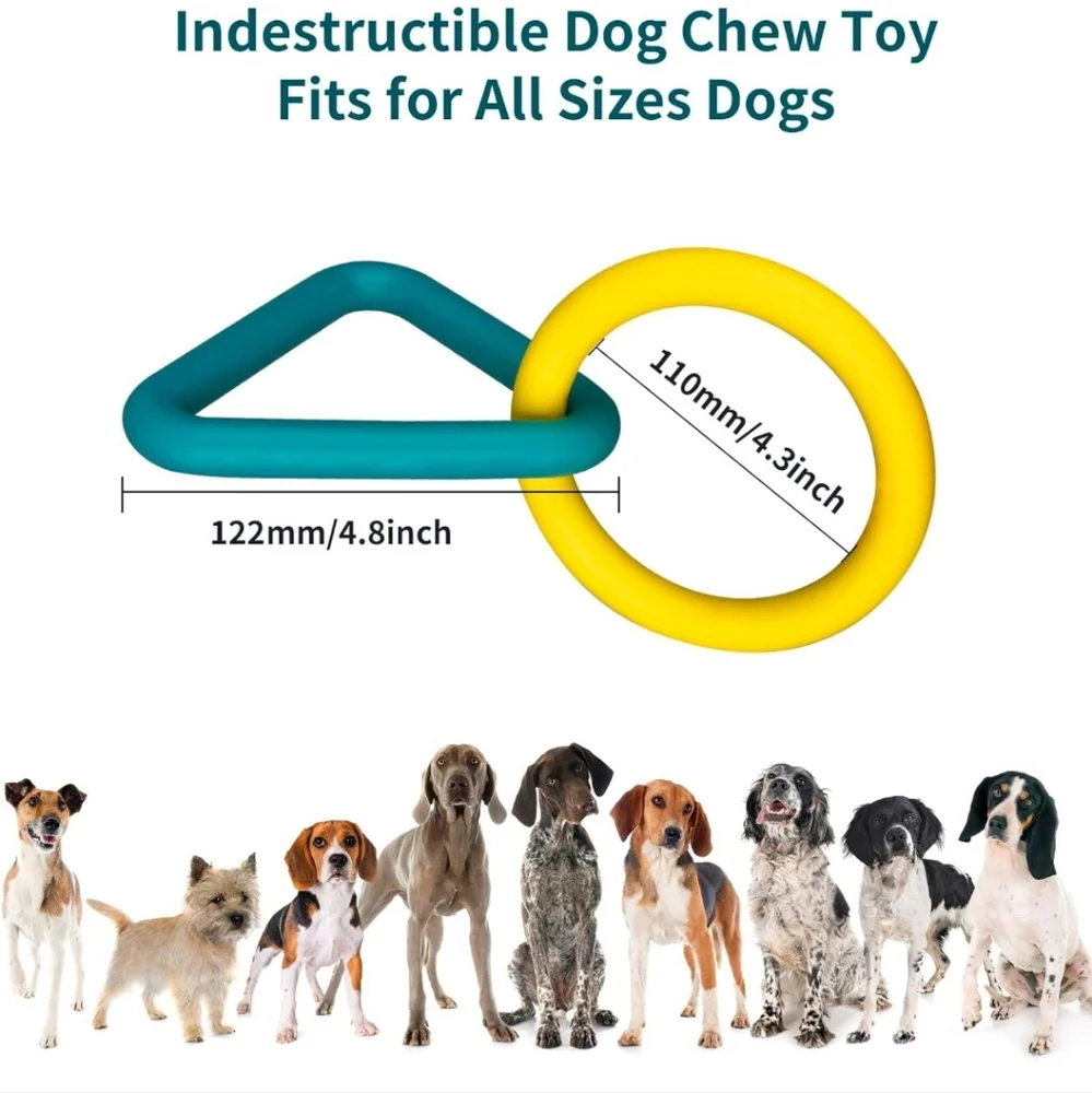 Interactive Dog Chew Toys - Rubber